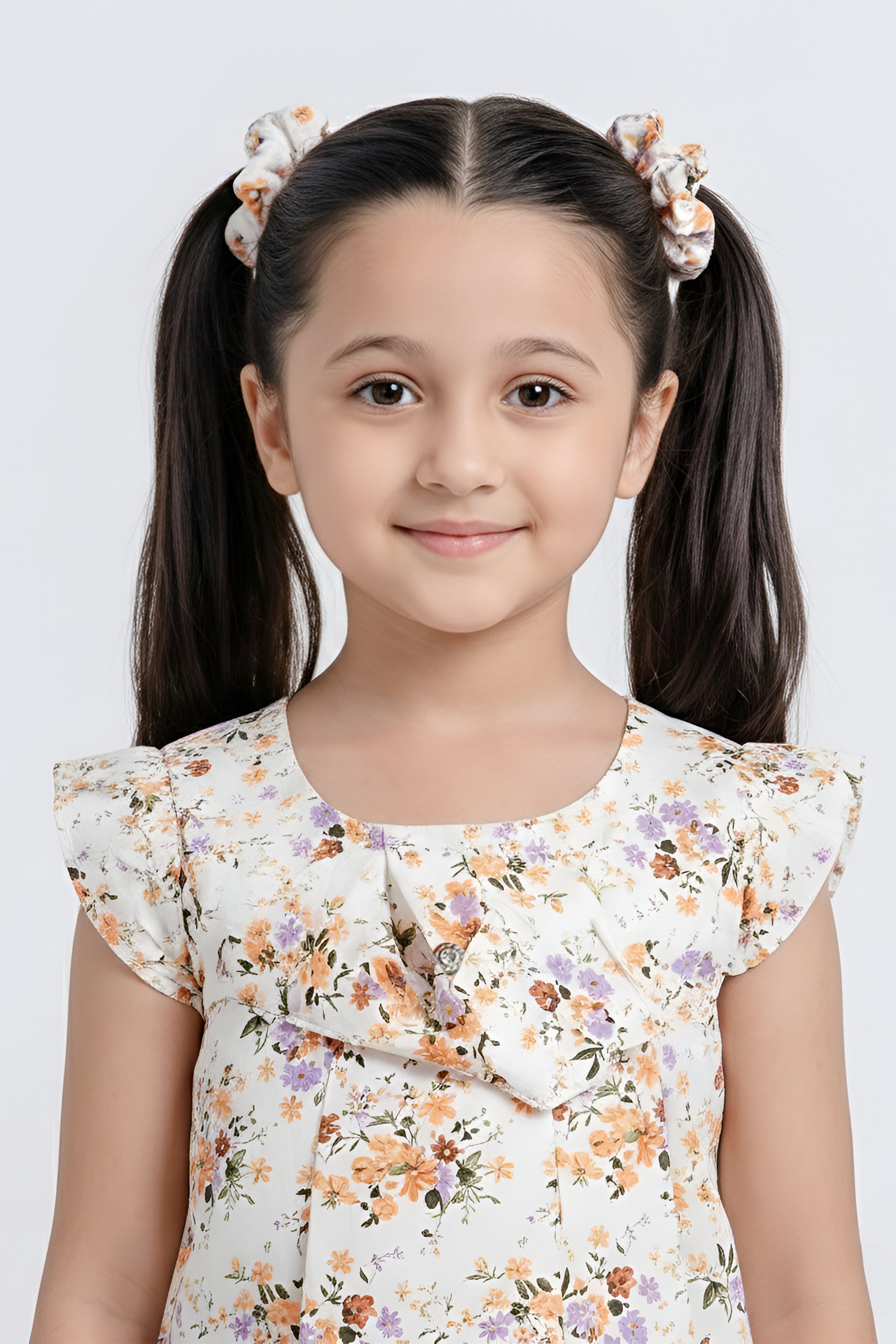 Girls' Sweet Strawberry Cold-Shoulder Top & Capri Set