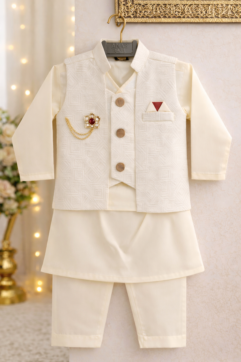 3-Piece Traditional Party Wear Suit