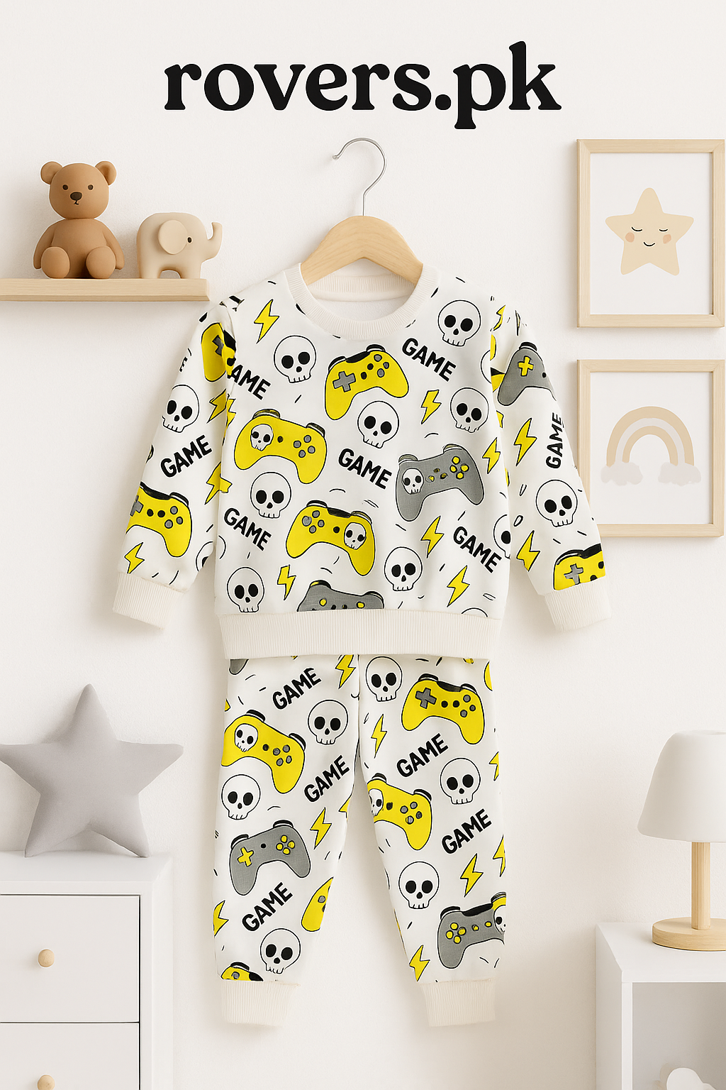 Premium Quality "Game" Printed Fleece Suit