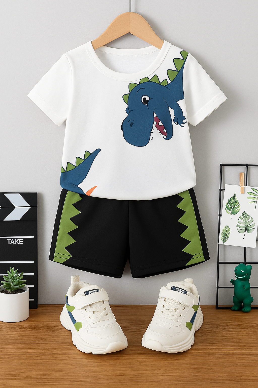 Boys Full Body Dragon Print Niker-Suit (1-10)Y