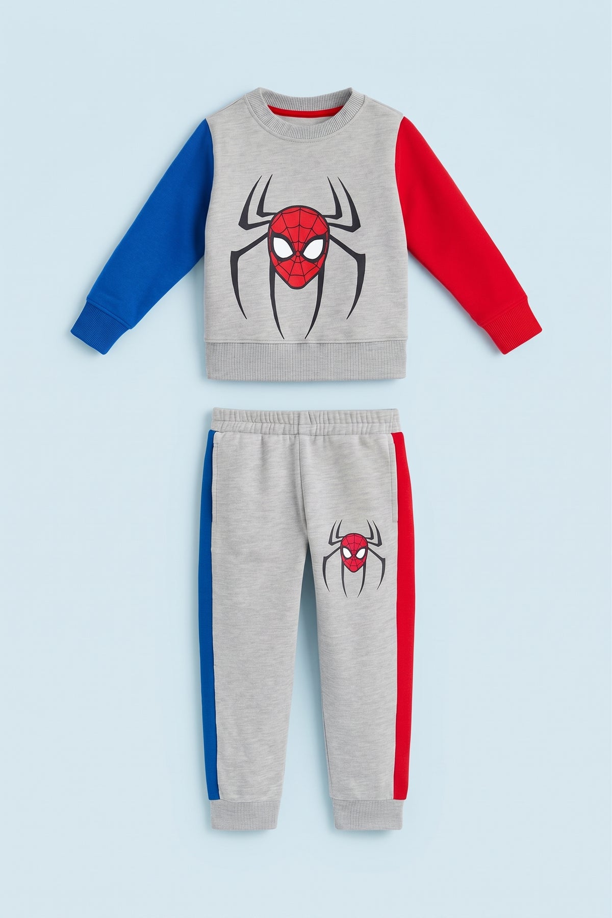 Spider Man Printed Sweatshirt With Trouser