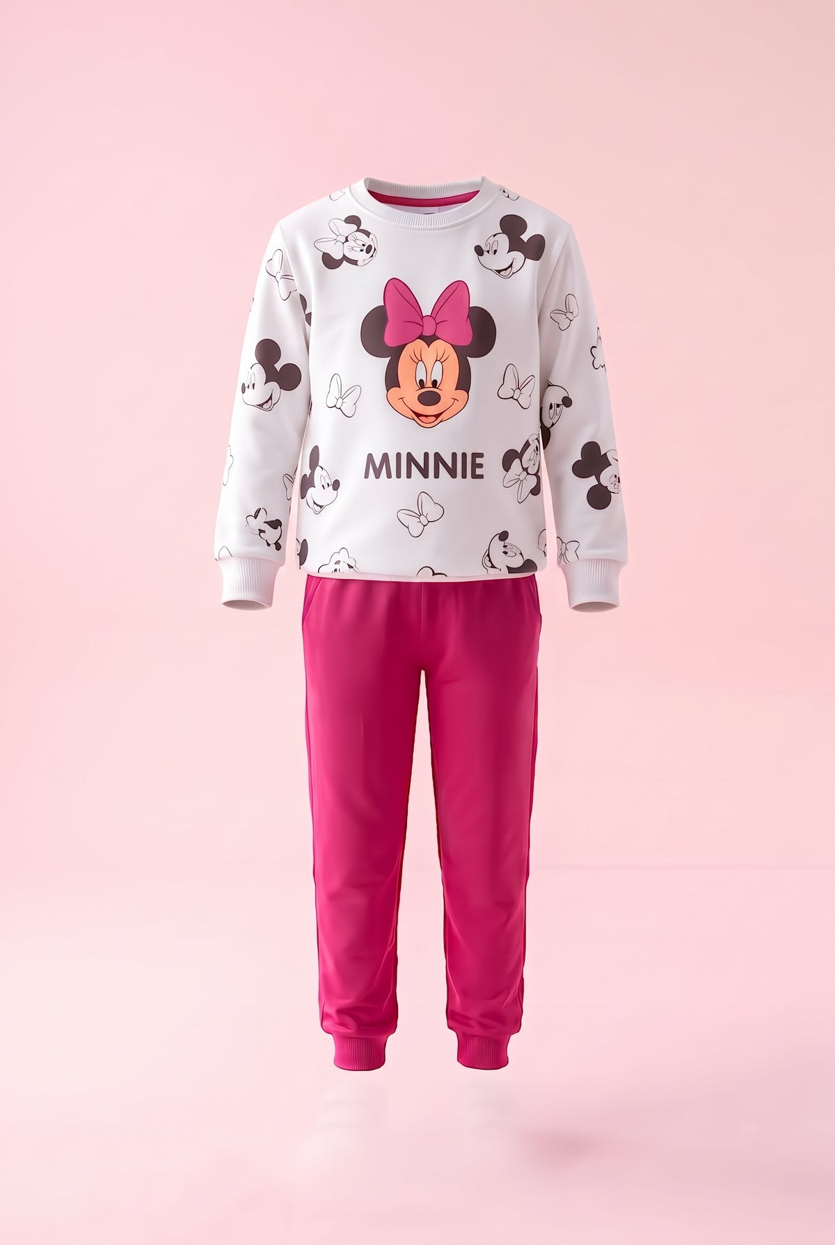 Minnie Mouse Printed Sweatshirt & Trouser