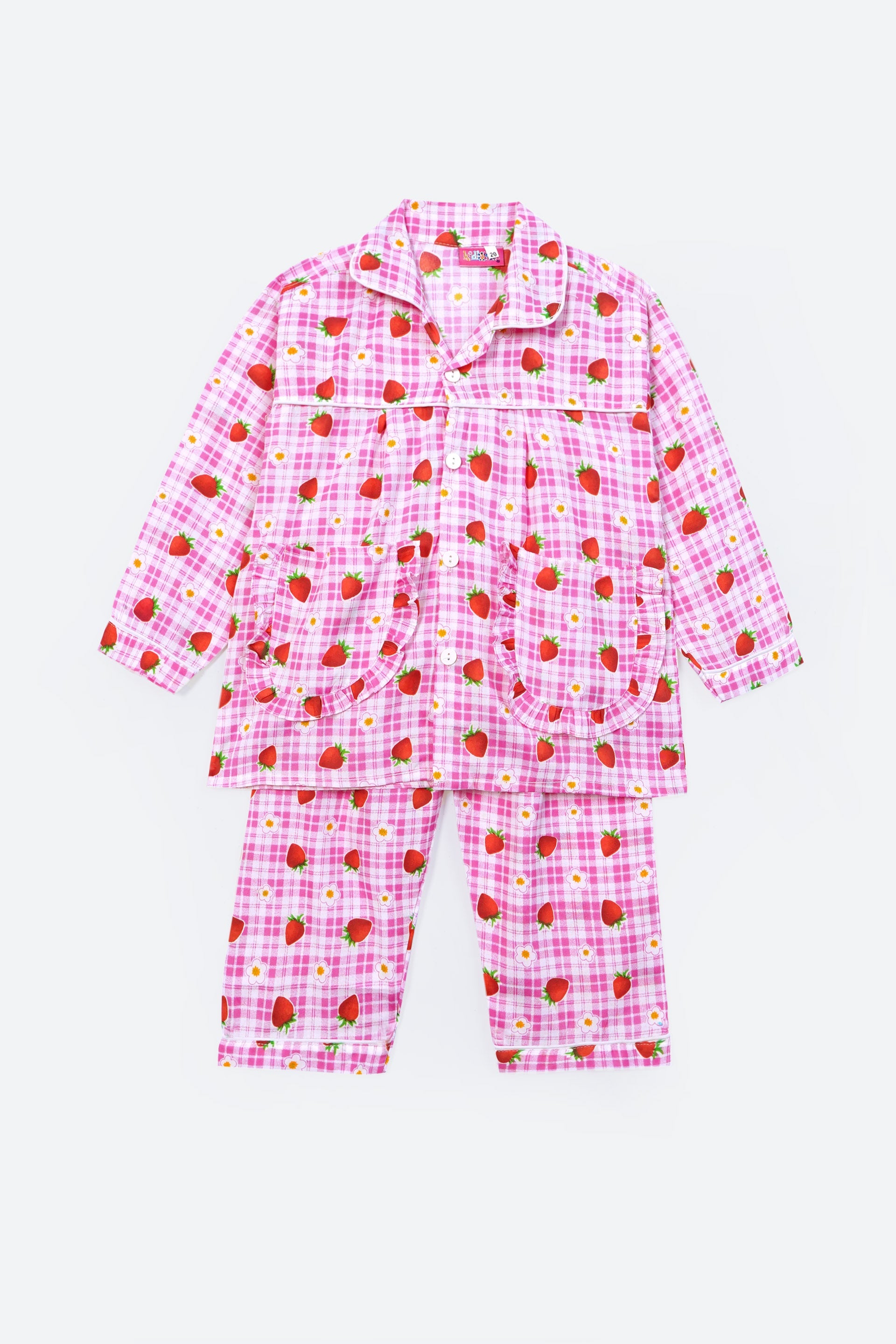 GIRLS COMFORTABLE COTTON NIGTH SUIT
