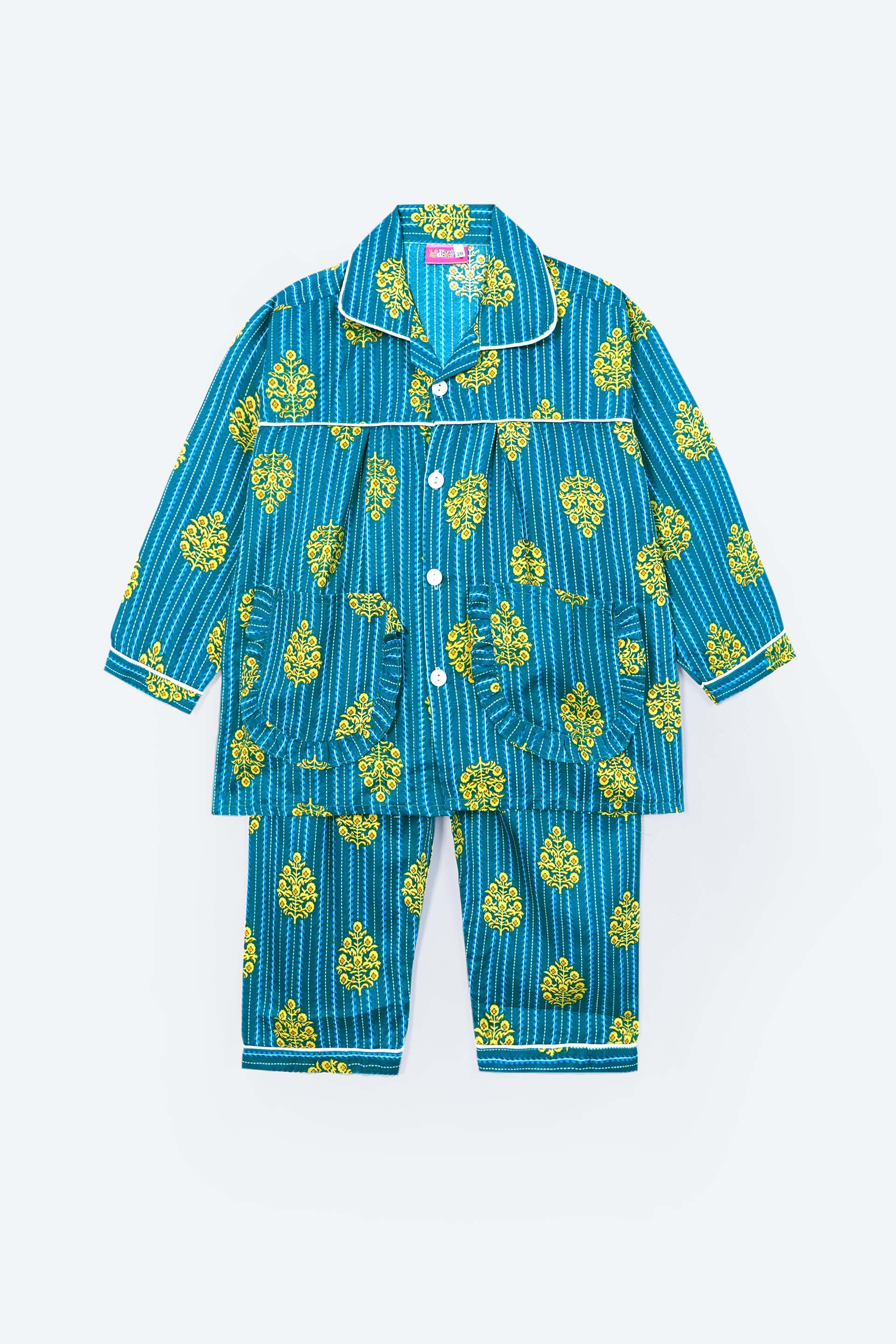 GIRLS COMFORTABLE COTTON NIGHT SUIT