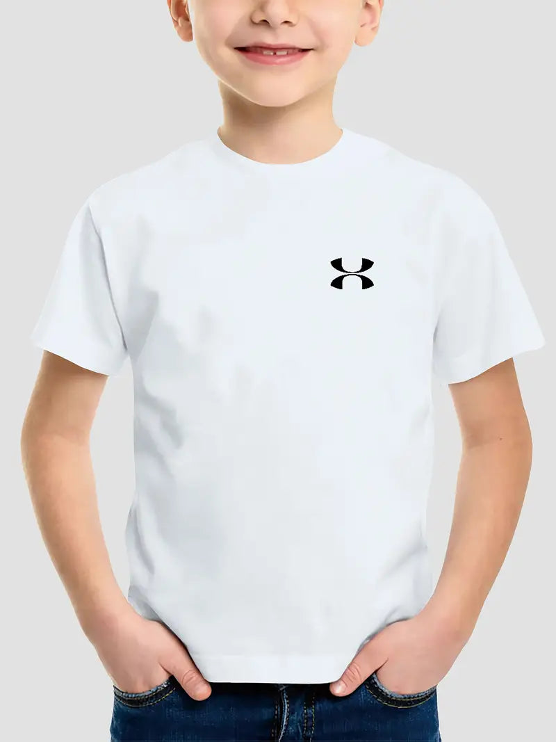 BOYS & GIRLS SPORTS POLYSTER BRANDED T-SHIRT