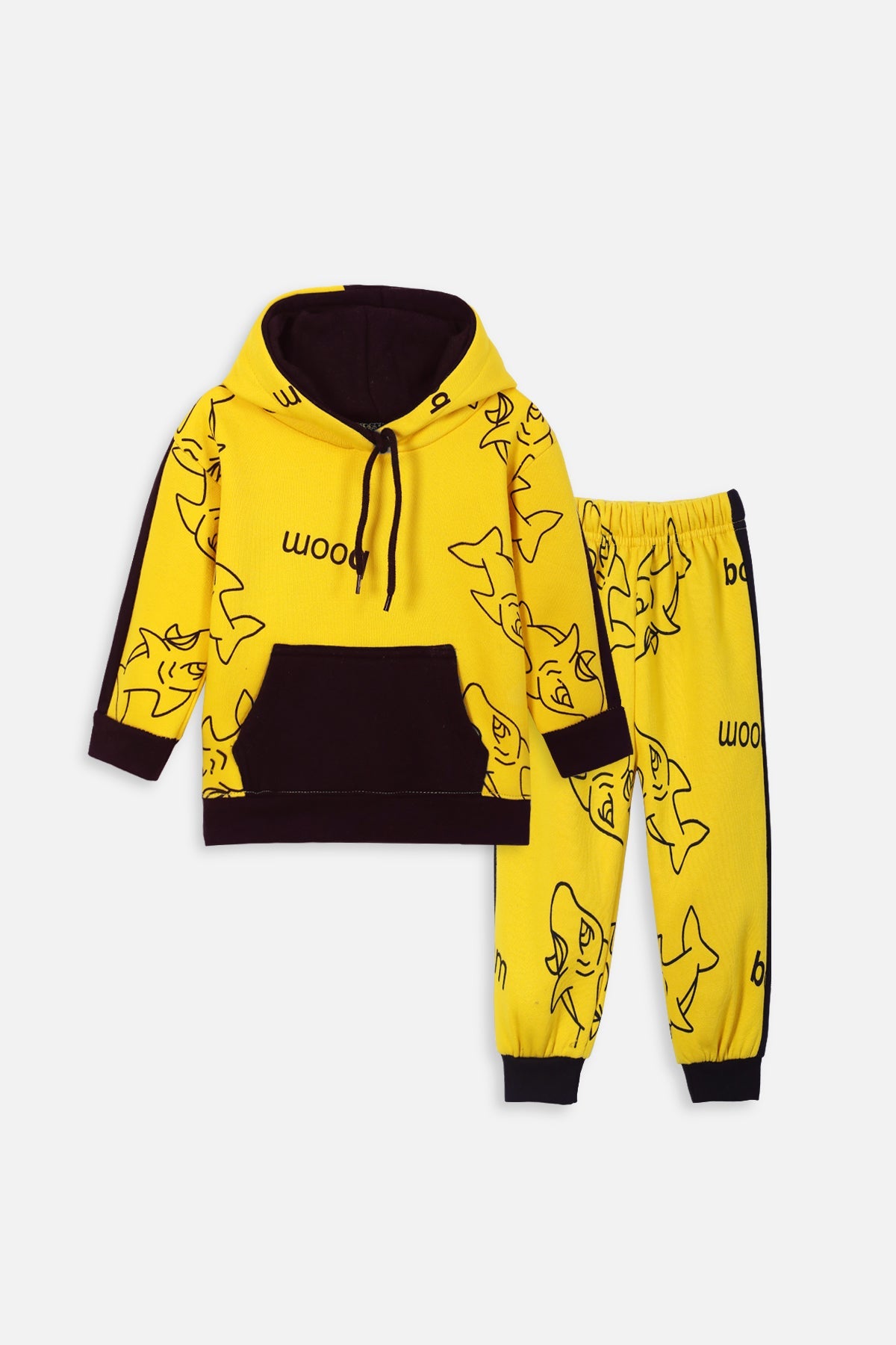 Premium Quality "Shark" Printed Hood-Suit For Kids