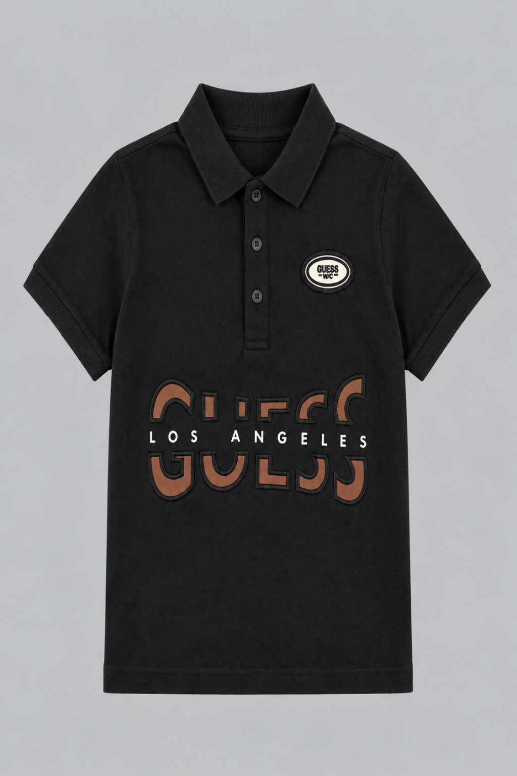 Boys Premium Black Polo T-Shirt