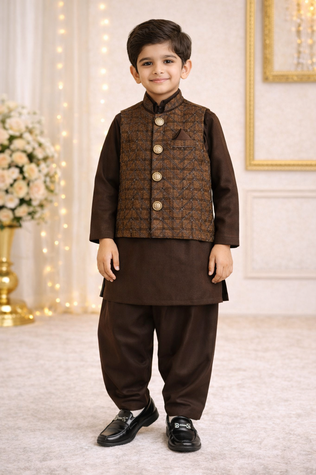 3-Piece Traditional Party Wear Suit