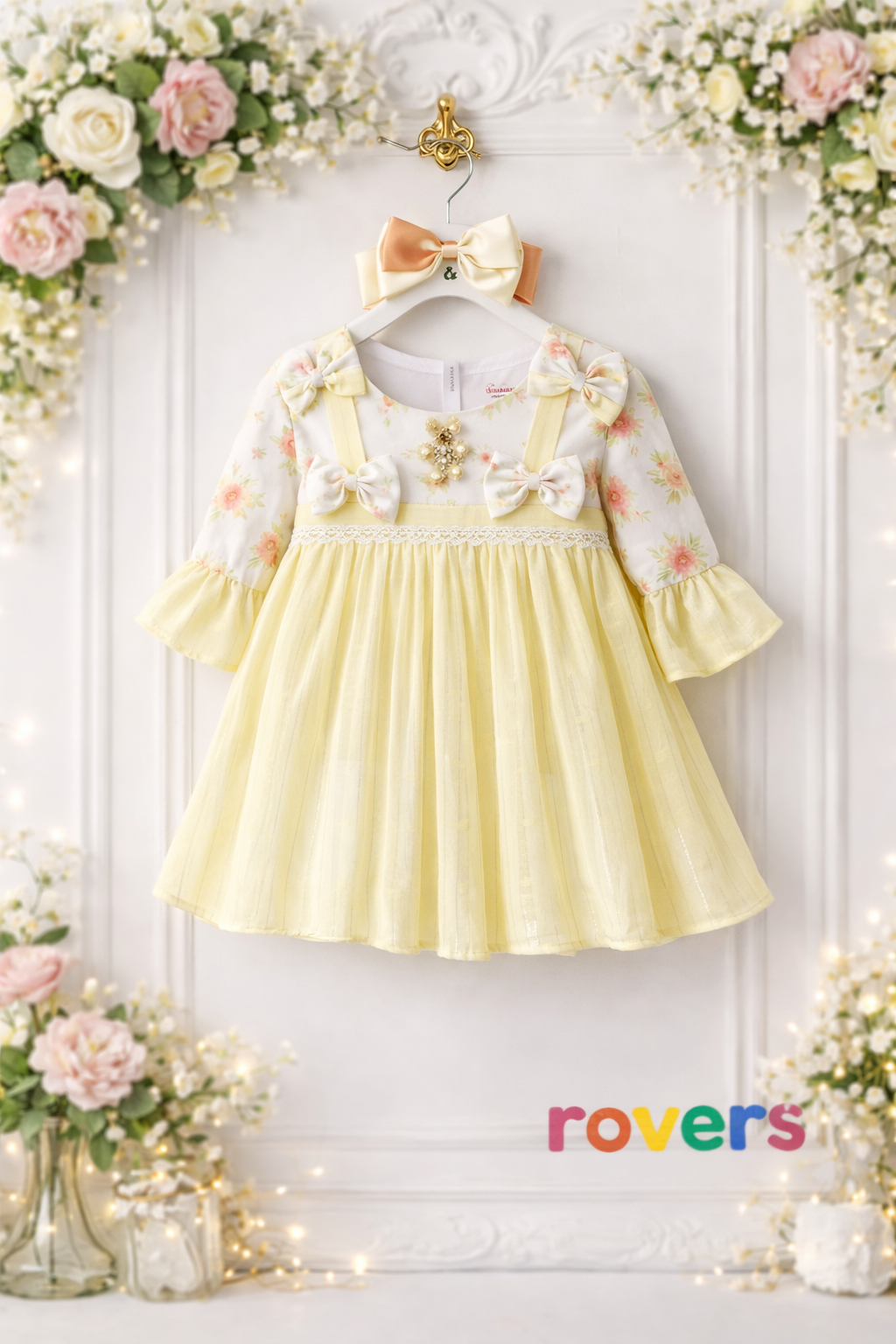 Sunlit Blossom Bow Frock & Leggy