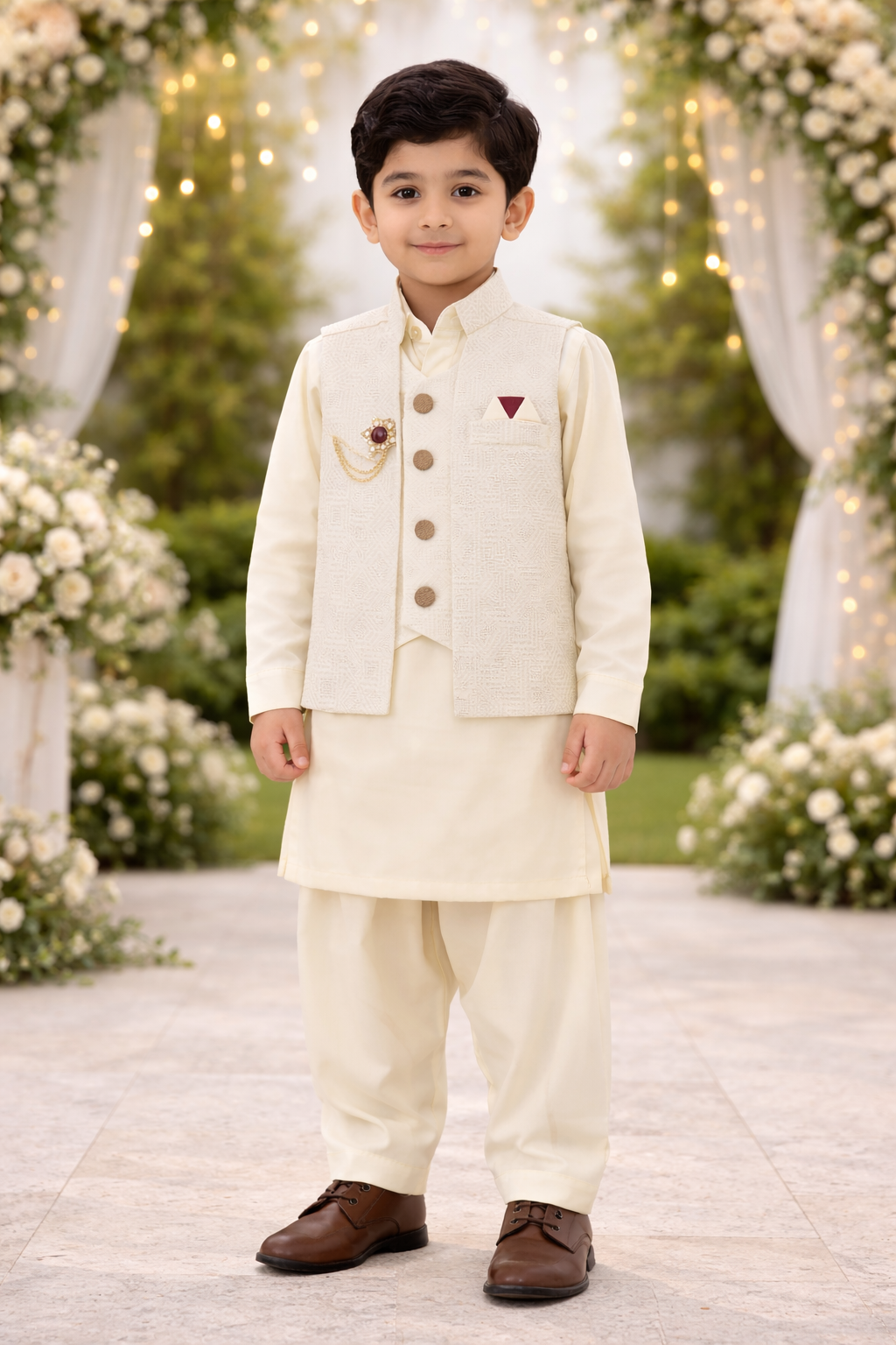 3-Piece Traditional Party Wear Suit