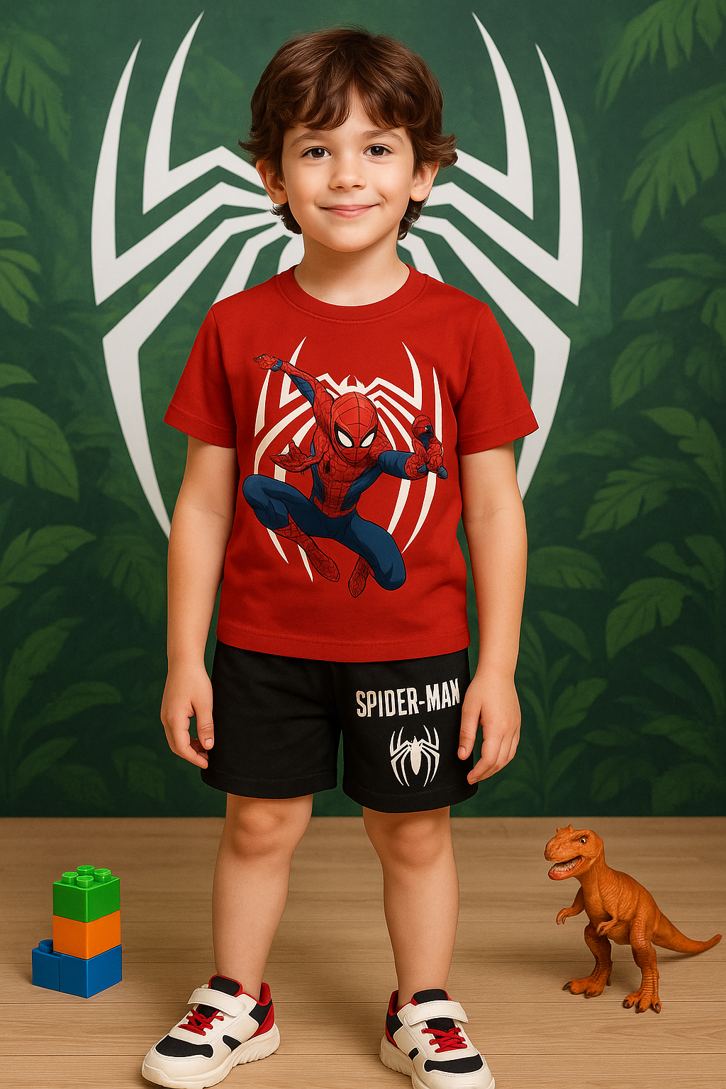 Boys Full Body Spider Man printed suit (1-10)Years