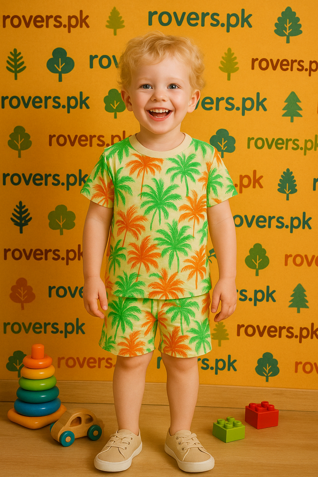 Boys Full Body Tree Print Niker-Suit (1-10)Y