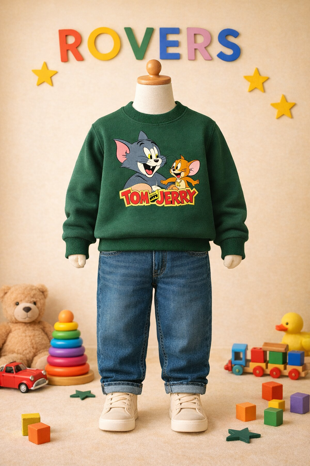 Boys/Girls Premium Fleece printed Sweat Shirt (3-14)