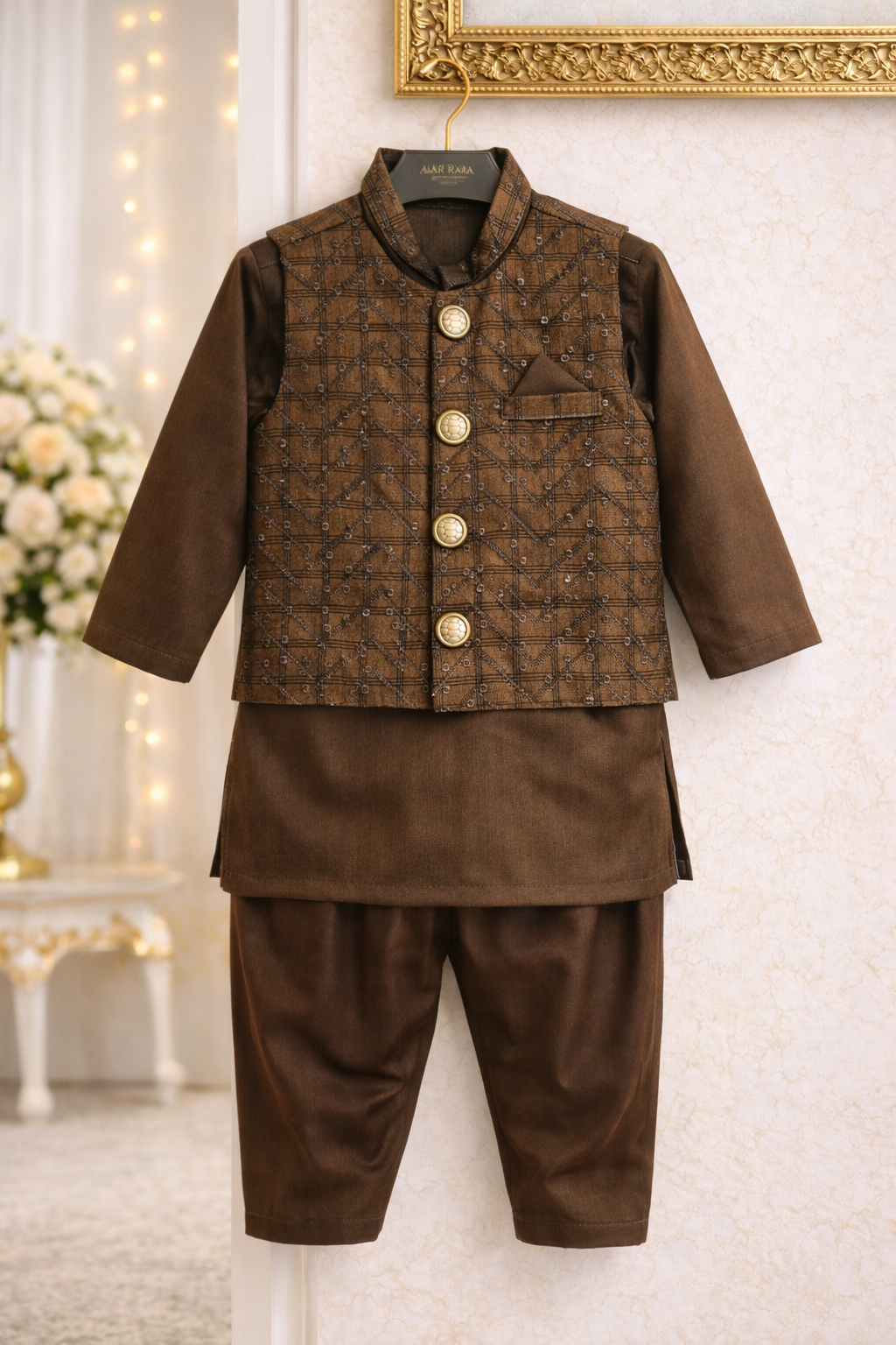 3-Piece Traditional Party Wear Suit