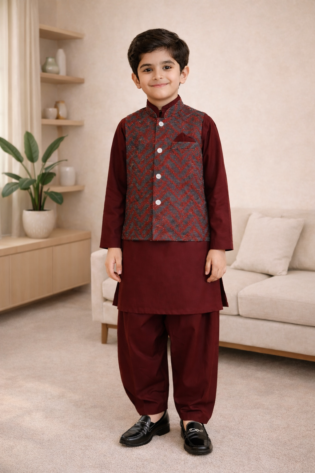 3-Piece Traditional Party Wear Suit