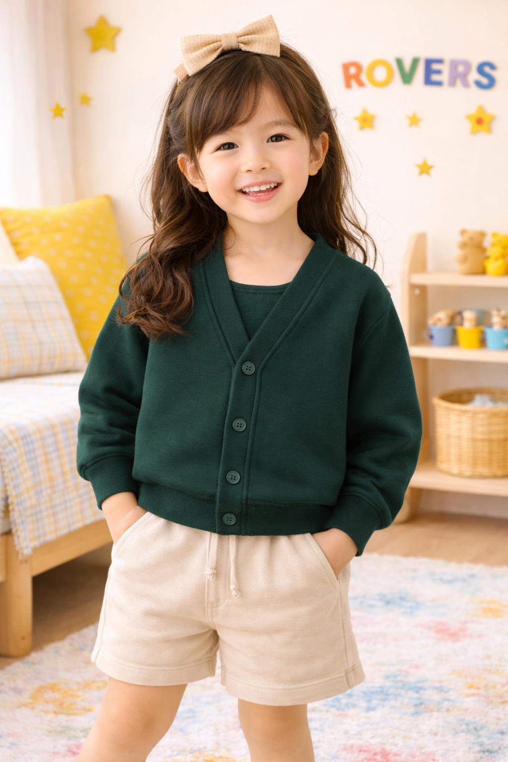 Boys/Girls Premium Fleece Cardigun Shirt (3-14)Y