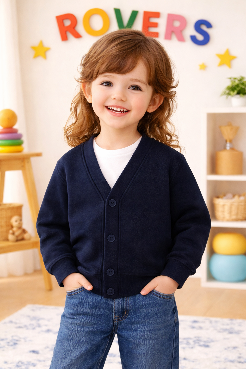 Boys/Girls Premium Fleece Cardigun Shirt (3-14)Y