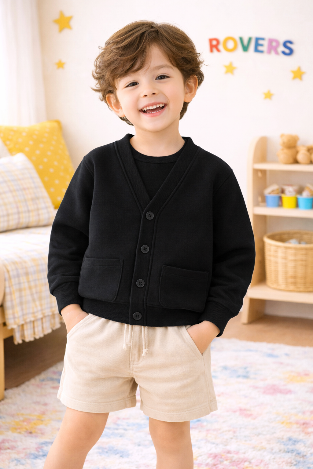 Boys/Girls Premium Fleece Cardigun Shirt (5-14)Y