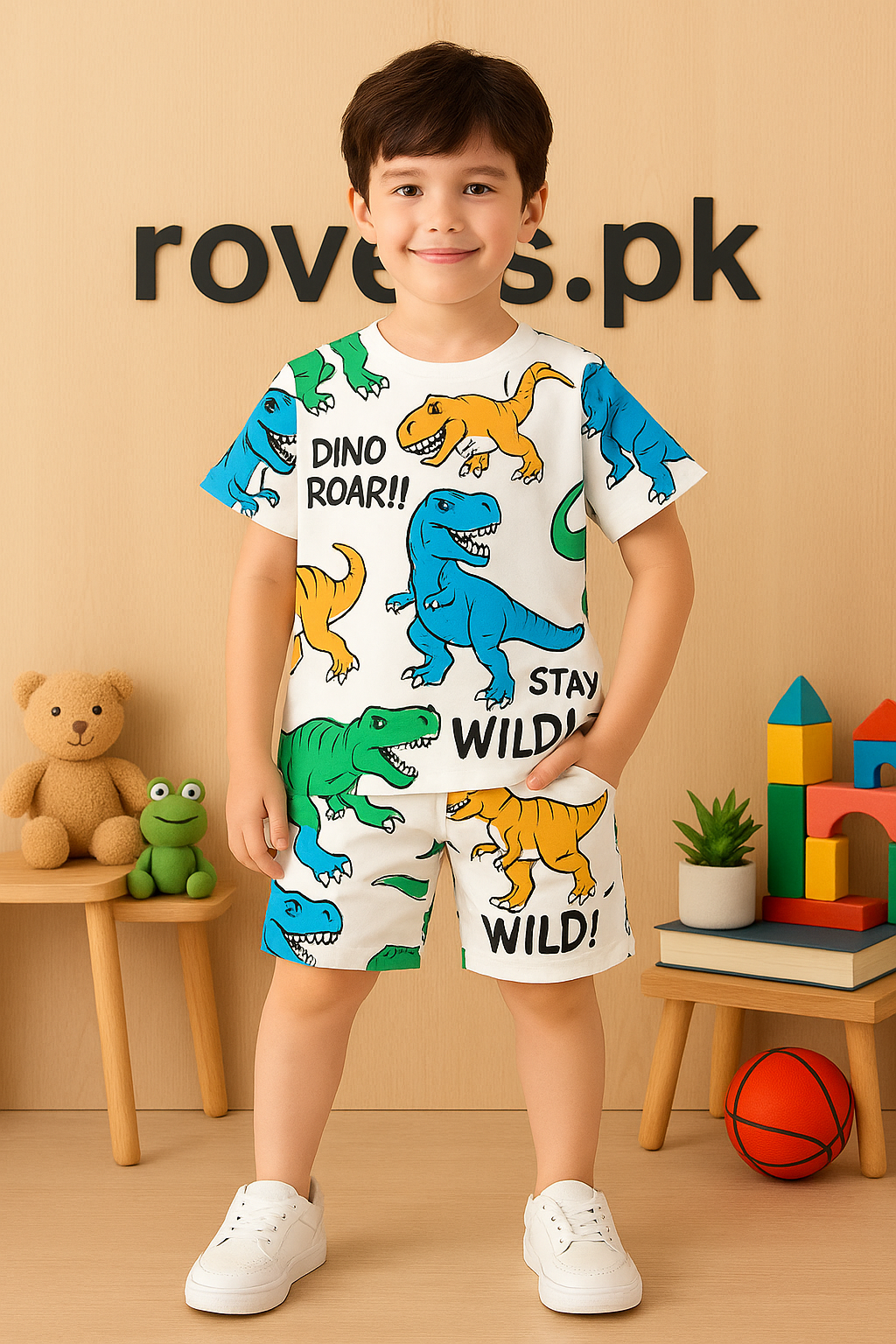 Boys Full Body Dino printed suit (1-10)Years