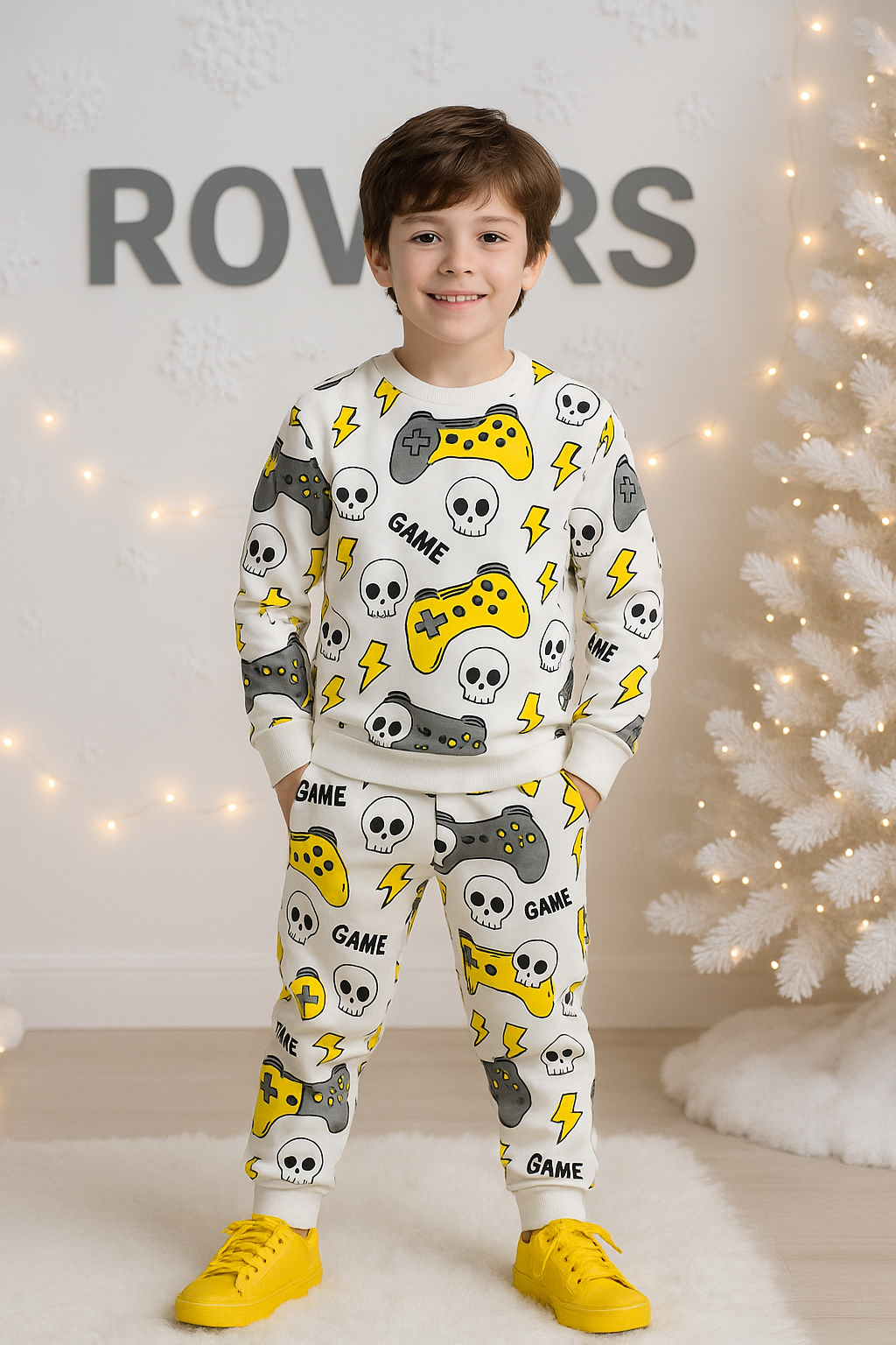 Premium Quality "Game" Printed Fleece Suit