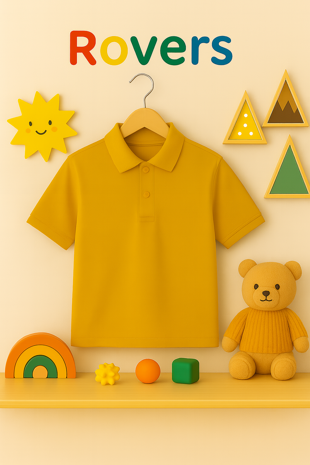 BOYS YELLOW  PQ POLO (1-16)Y