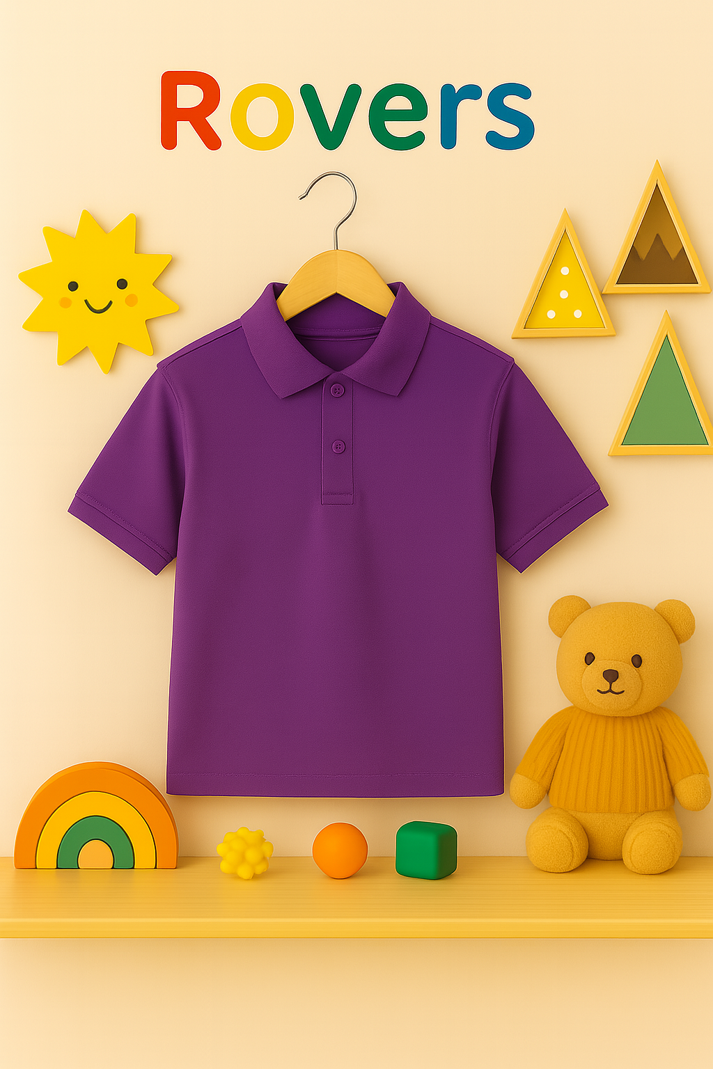 BOYS PURPLE PQ POLO (1-16)Y