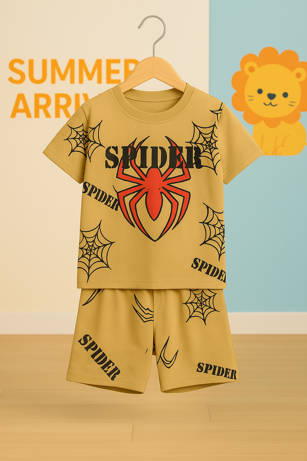 Boys Full Body Spider printed Niker-Suit (1-10)Years