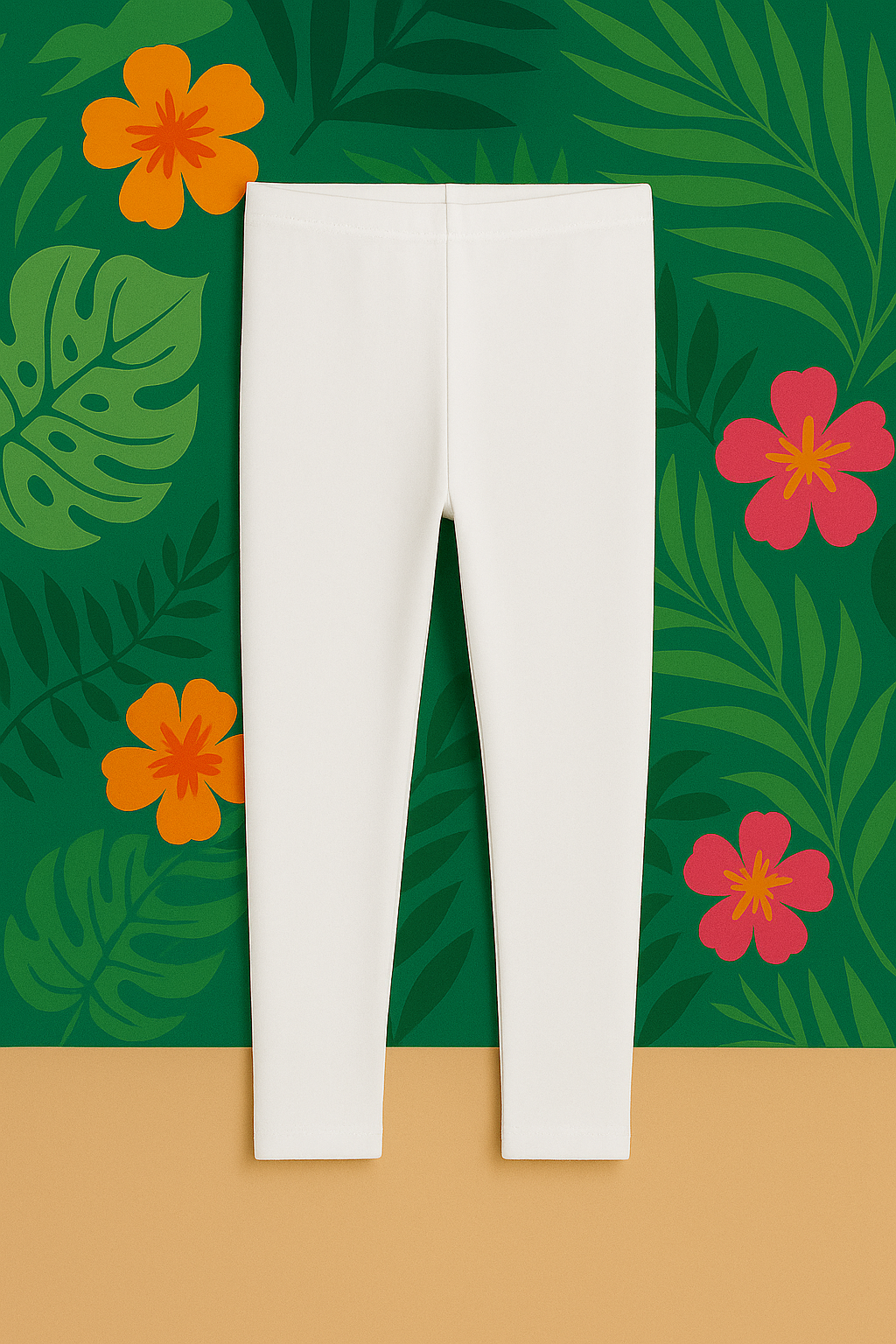 GIRLS PREMIUM SOFT COTTON PLAIN TIGHTS