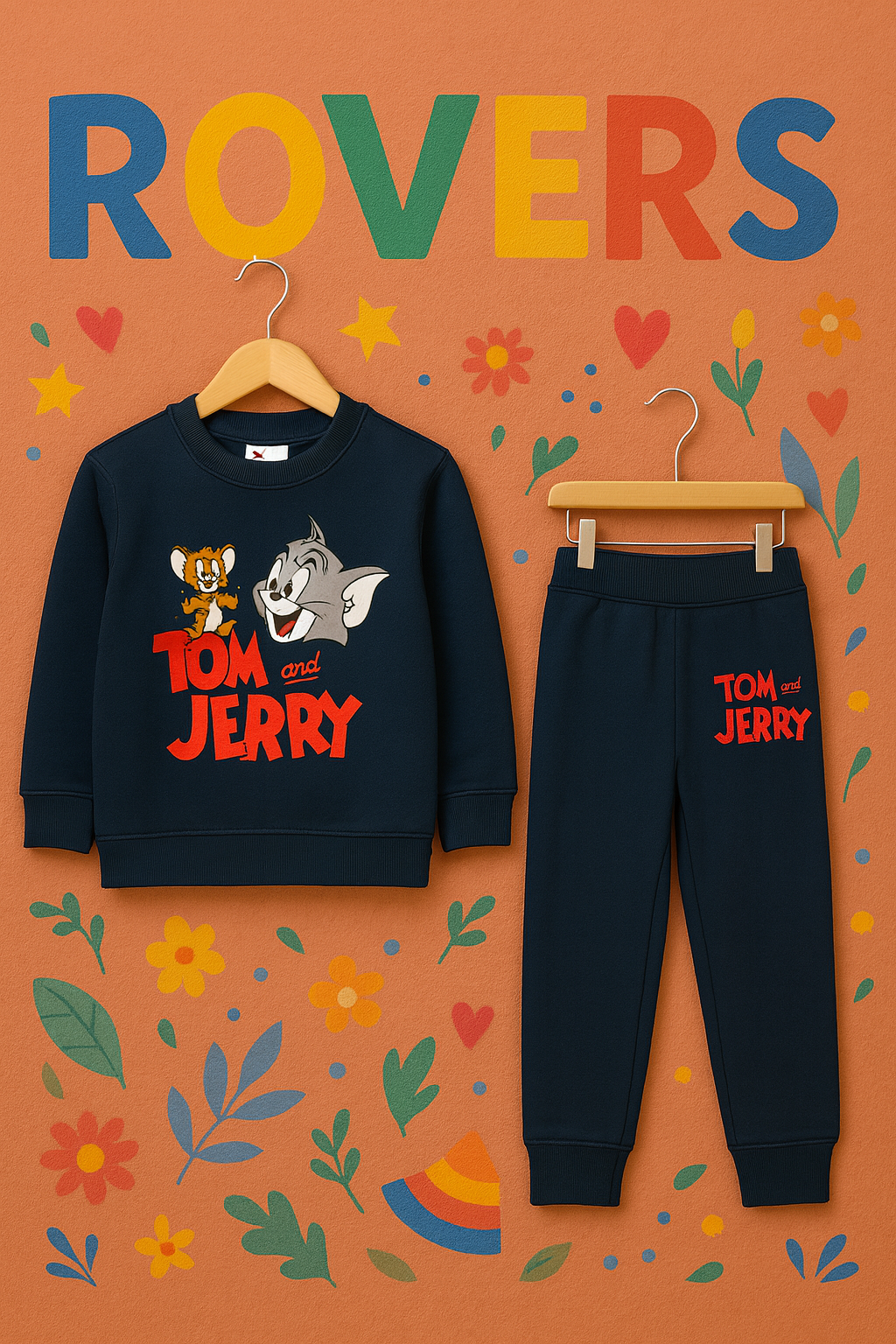 Boys Premium Quality "Tom&Jerry" Printed Fleece Suit
