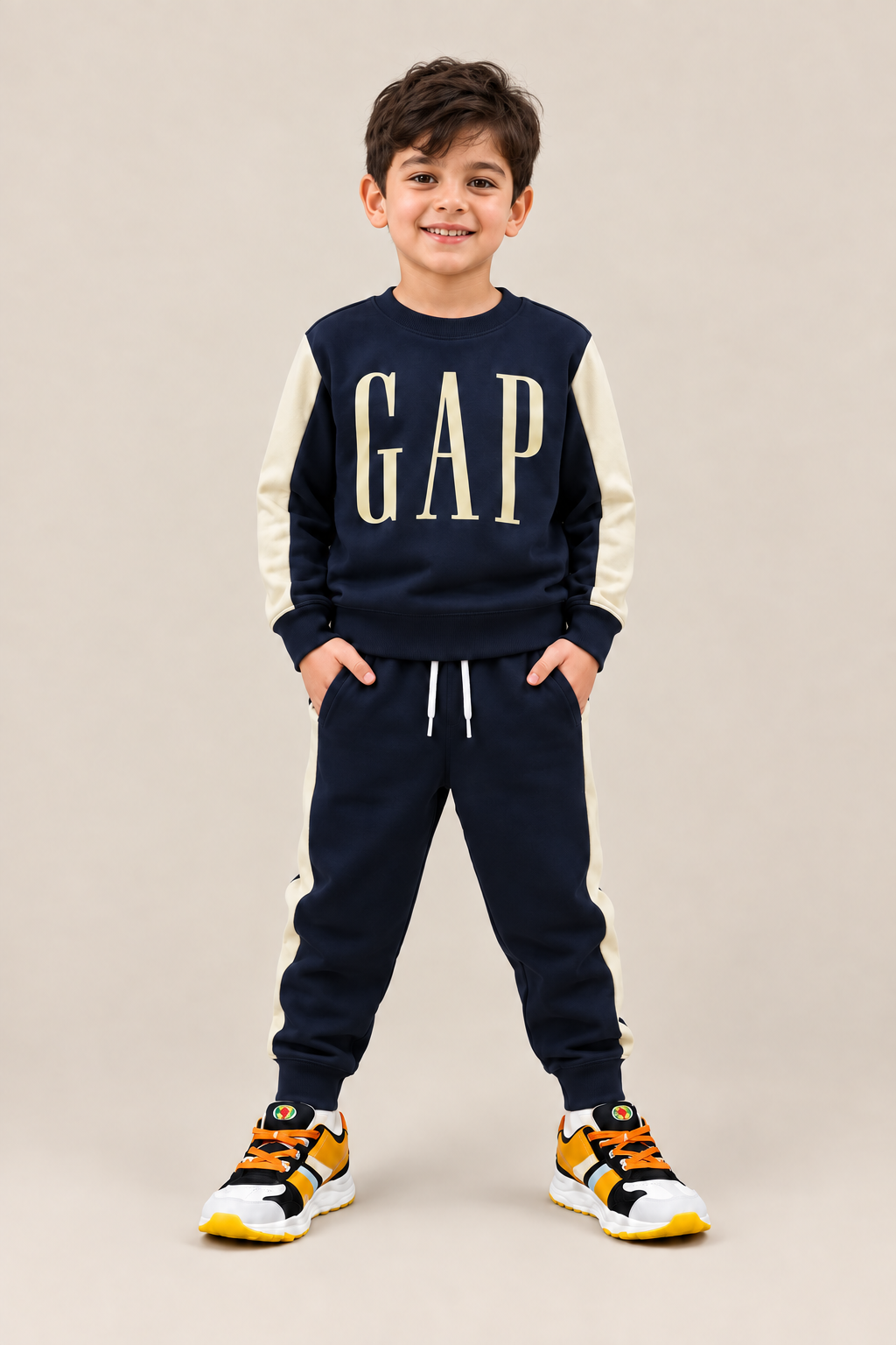 GAP Logo Print Sweatshirt With trouser