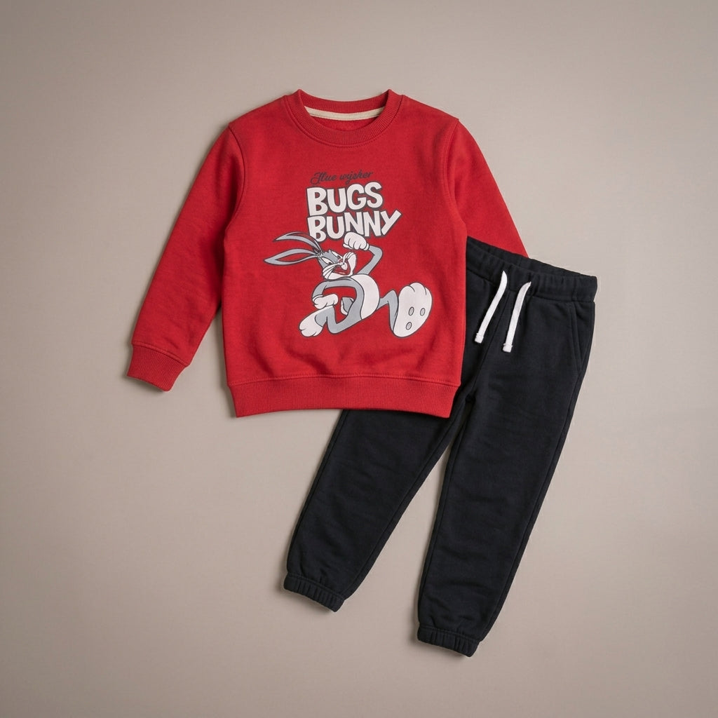 Bugs Bunny print Sweatshirt & Trouser