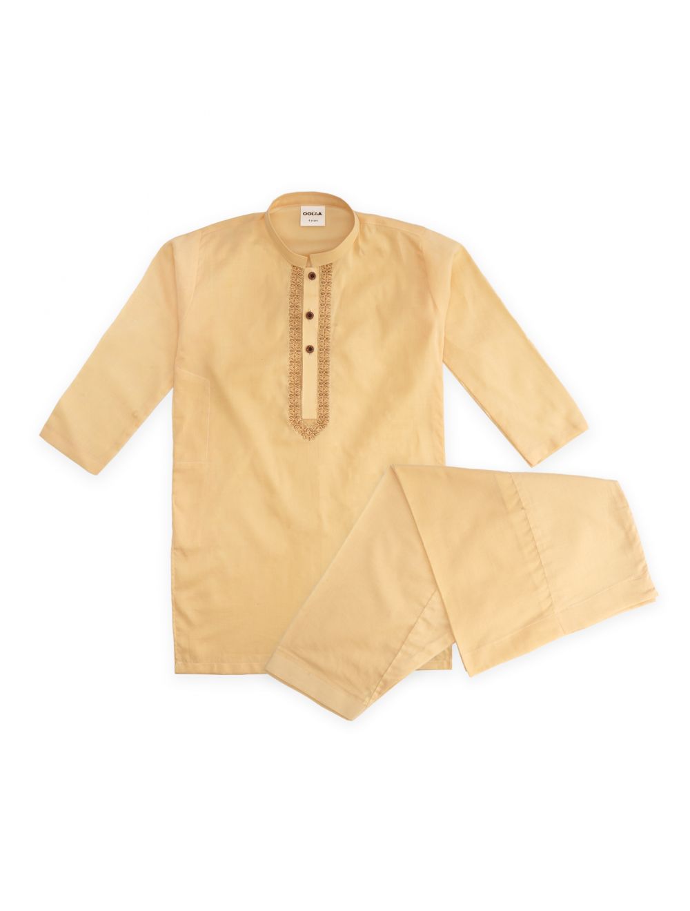 2-piece Cotton Embroided Kurta Shalwar