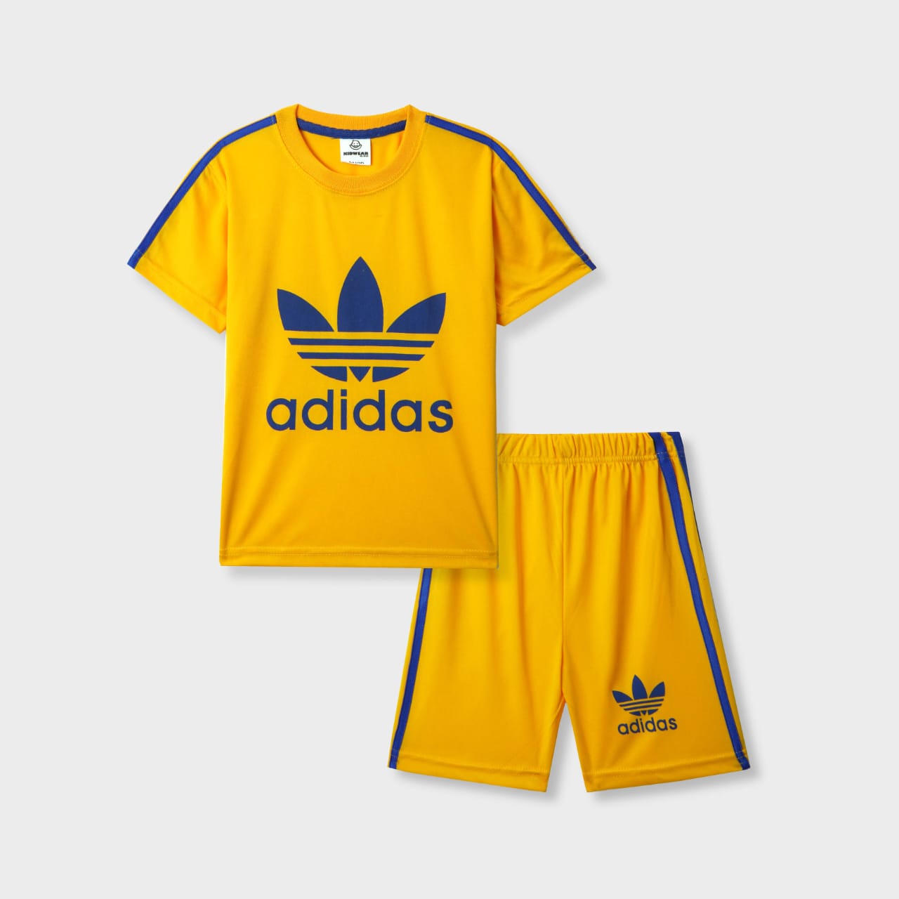 Kids' Adidas Yellow Sports Set ??Polyester Activewear (1-10)Y