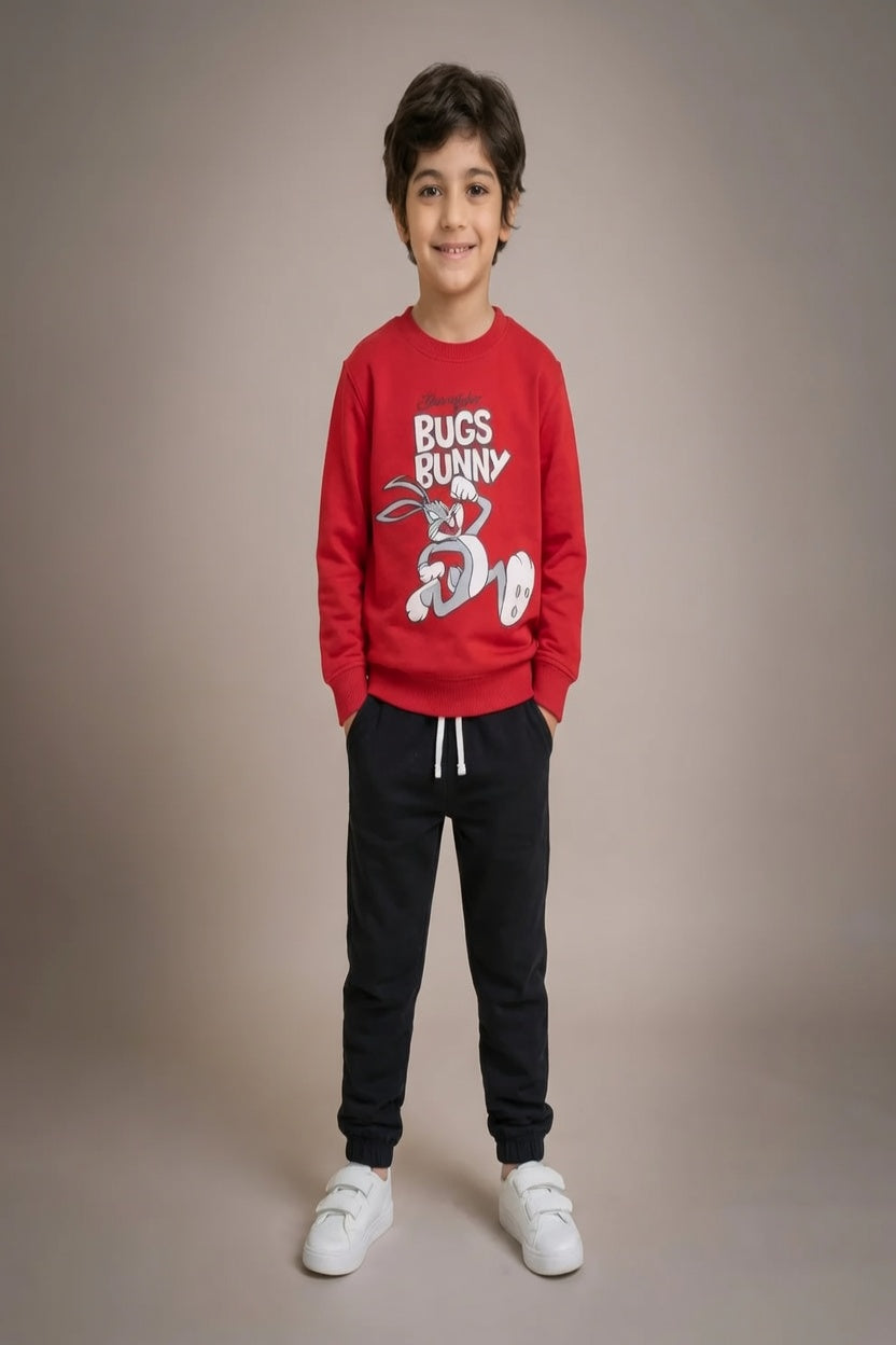 Bugs Bunny print Sweatshirt & Trouser