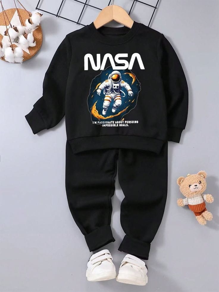 Premium Quality "Nasa" Printed Fleece Suit