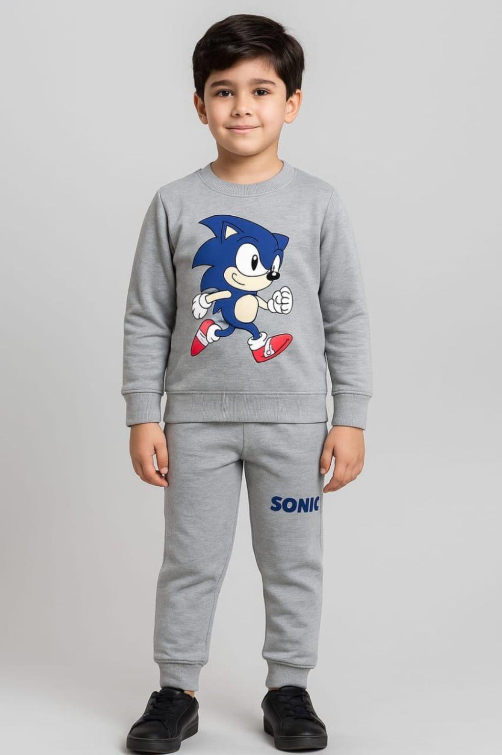 Sonic Graphic Print Sweatshirt With Trouser